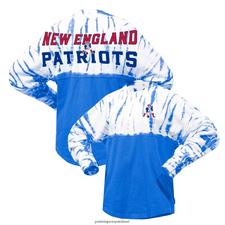 Patriots Jersey Women Fanatics Branded Royal Vintage Bamboo Spirit Jersey Long Sleeve T-Shirt 8226D2637 Clothing