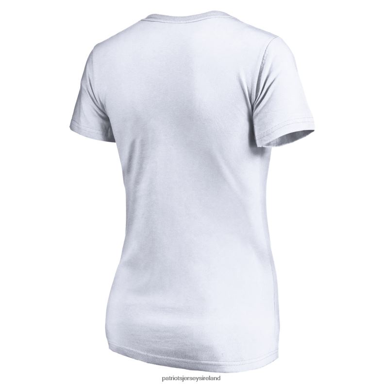 Patriots Jersey Women Fanatics Branded White City Pride V-Neck T-Shirt 8226D2768 Clothing
