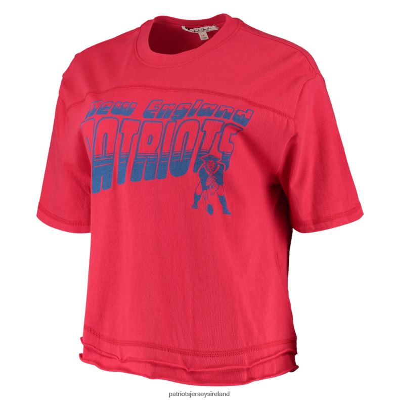 Patriots Jersey Women Junk Food Red Champions Crop Top T-Shirt 8226D2758 Clothing
