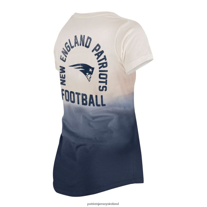 Patriots Jersey Women New Era Navy Dip Dye V-Neck T-Shirt 8226D2636 Clothing