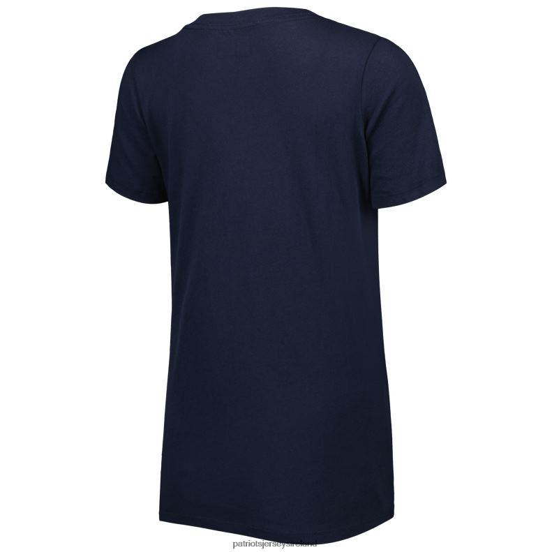 Patriots Jersey Women New Era Navy Ink Dye Sideline V-Neck T-Shirt 8226D2715 Clothing