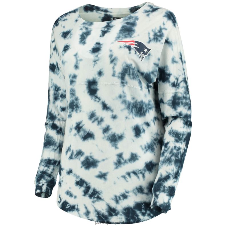 Patriots Jersey Women New Era Navy Tie-Dye Long Sleeve T-Shirt 8226D2756 Clothing