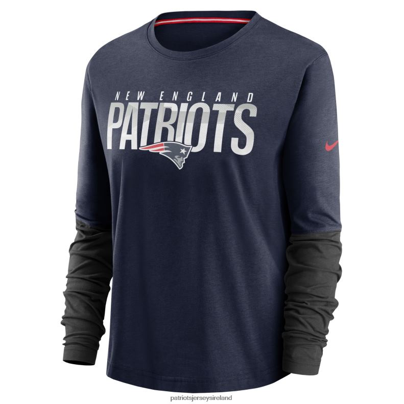 Patriots Jersey Women Nike Navy City Mascot Breathe Long Sleeve T-Shirt 8226D2716 Clothing