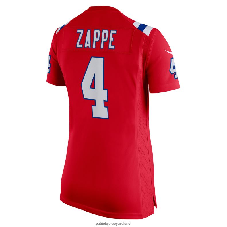 Patriots Jersey Women Nike Bailey Zappe Red Alternate Game Player Jersey 8226D1223 Clothing