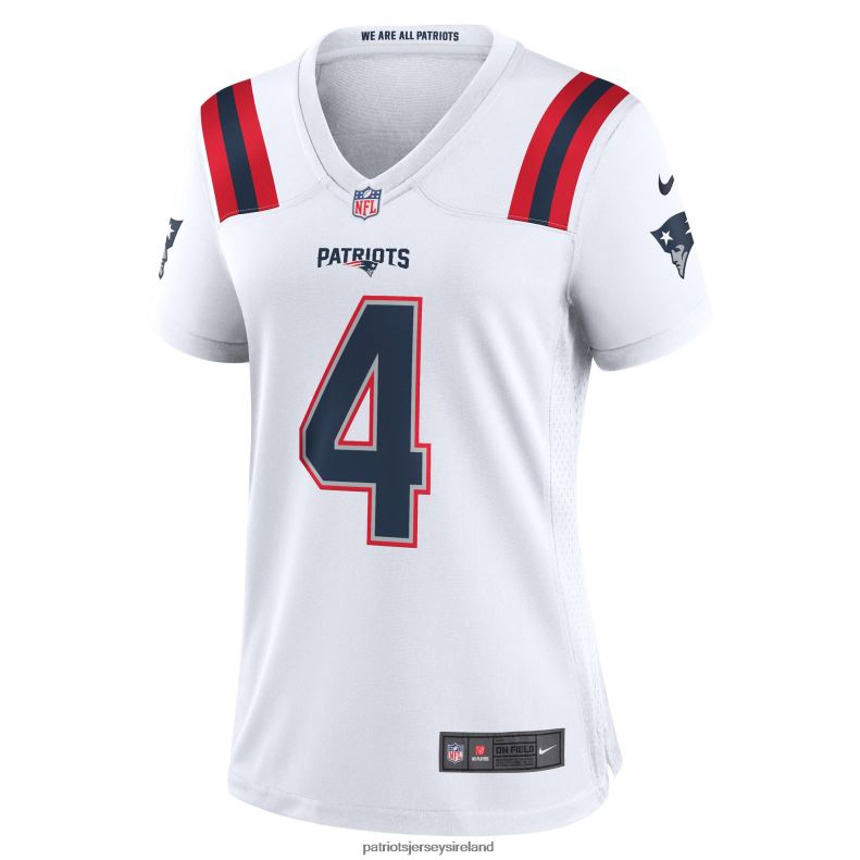 Patriots Jersey Women Nike Bailey Zappe White Game Player Jersey 8226D1222 Clothing