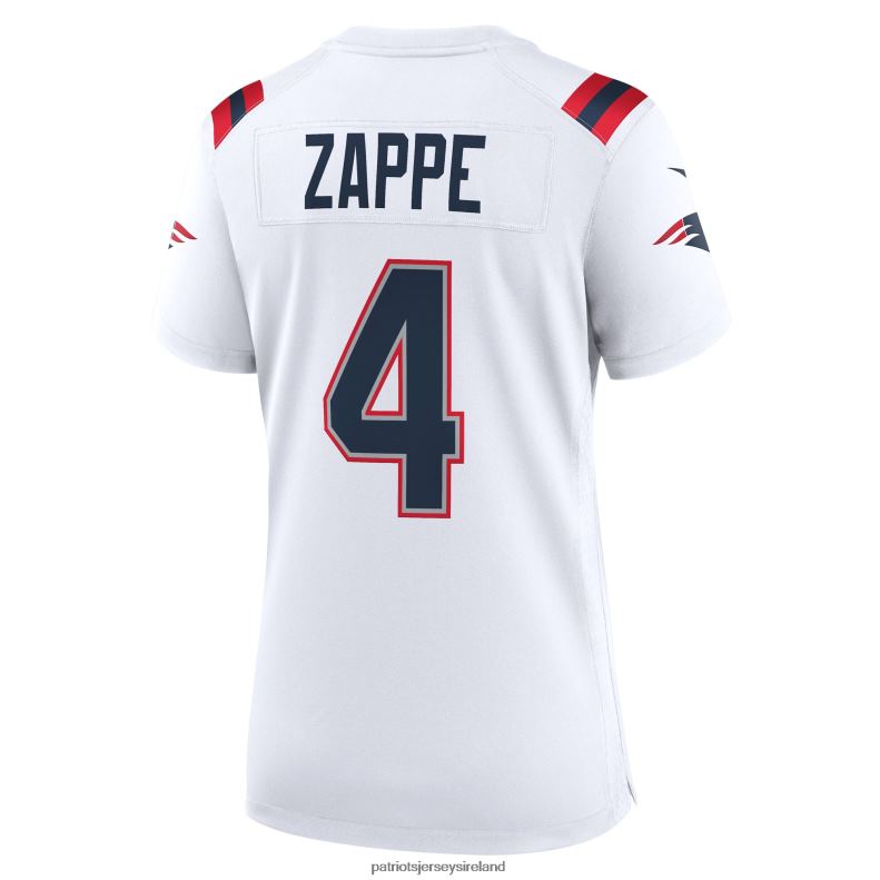 Patriots Jersey Women Nike Bailey Zappe White Game Player Jersey 8226D1222 Clothing