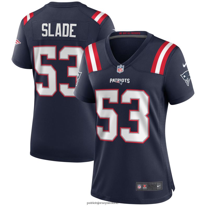 Patriots Jersey Women Nike Chris Slade Navy Game Retired Player Jersey 8226D1142 Clothing