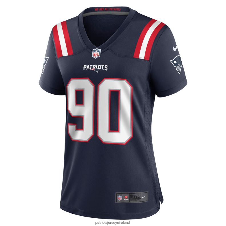 Patriots Jersey Women Nike Christian Barmore Navy Player Game Jersey 8226D1160 Clothing