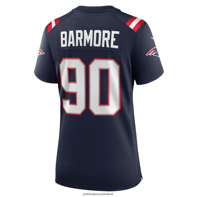 Patriots Jersey Women Nike Christian Barmore Navy Player Game Jersey 8226D1160 Clothing