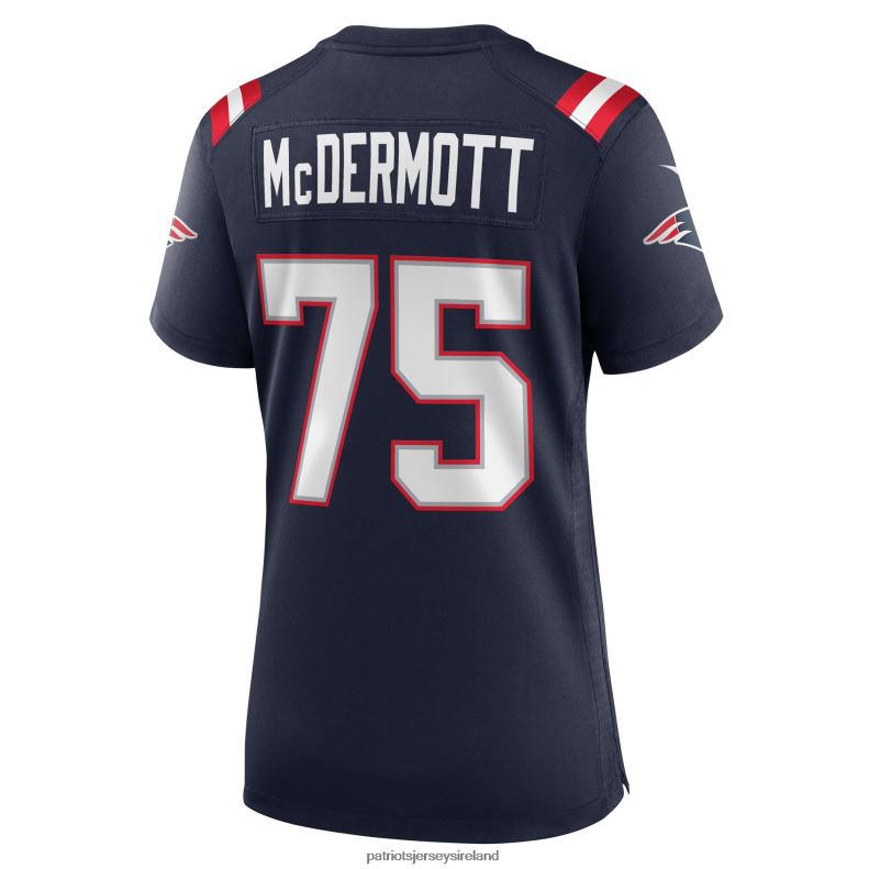 Patriots Jersey Women Nike Conor McDermott Navy Home Game Player Jersey 8226D1123 Clothing