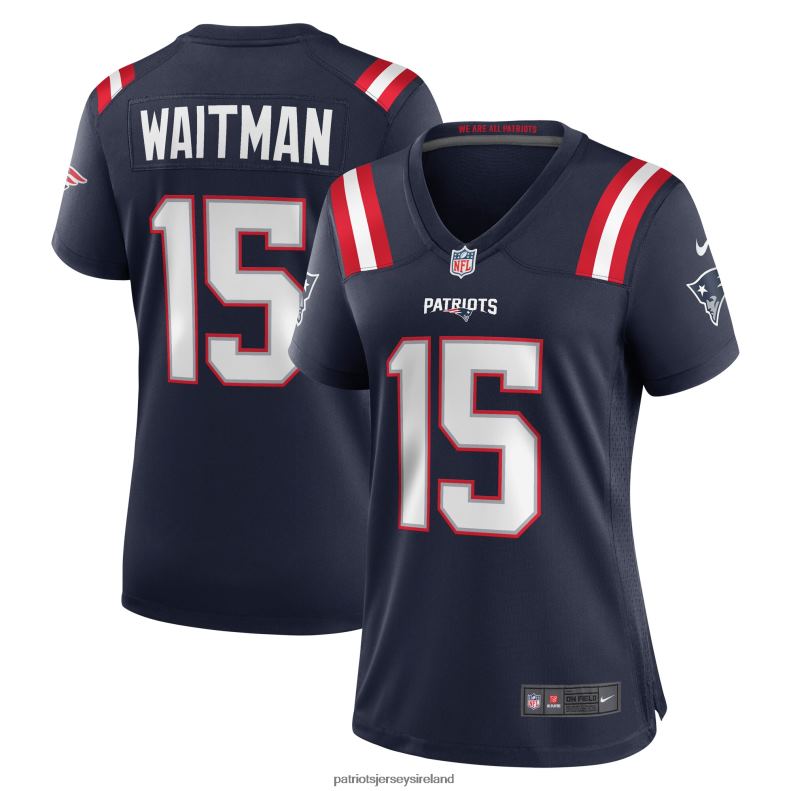 Patriots Jersey Women Nike Corliss Waitman Navy Game Jersey 8226D1206 Clothing