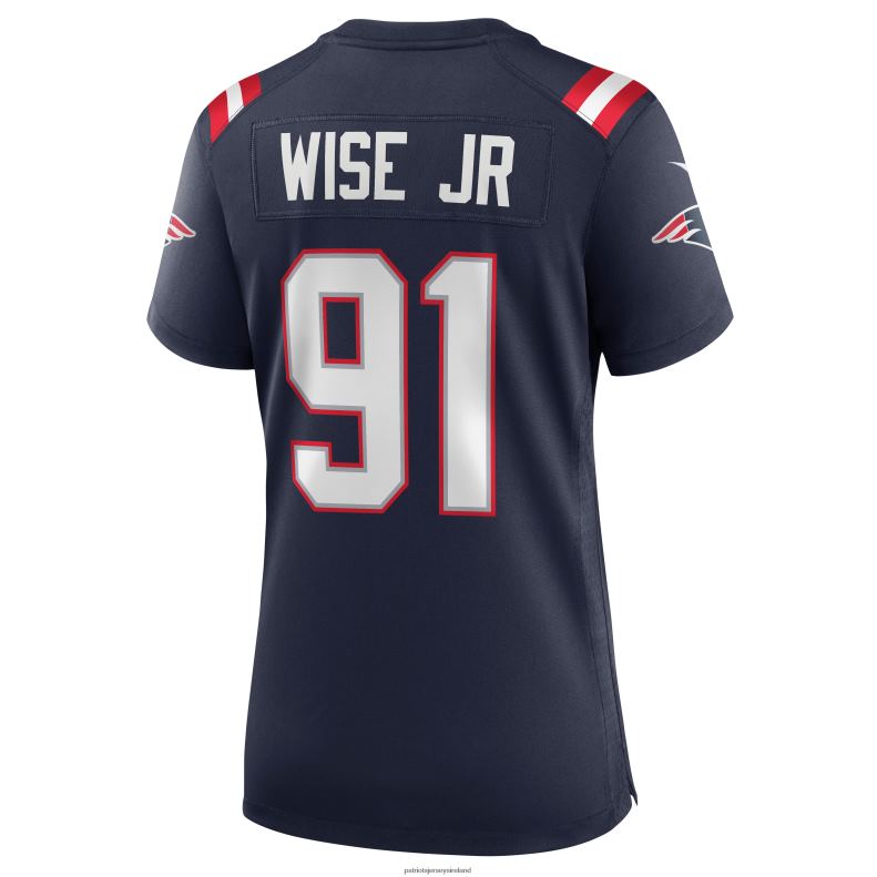 Patriots Jersey Women Nike Deatrich Wise Jr. Navy Game Jersey 8226D1153 Clothing