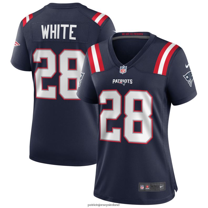 Patriots Jersey Women Nike James White Navy Game Jersey 8226D1133 Clothing