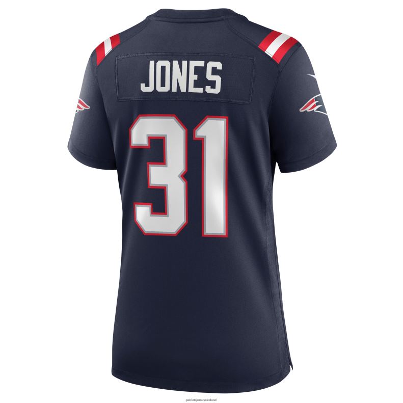 Patriots Jersey Women Nike Jonathan Jones Navy Game Jersey 8226D1201 Clothing