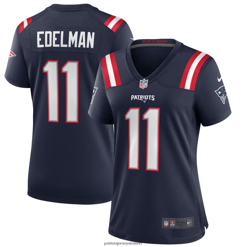 Patriots Jersey Women Nike Julian Edelman Navy Game Jersey 8226D1180 Clothing