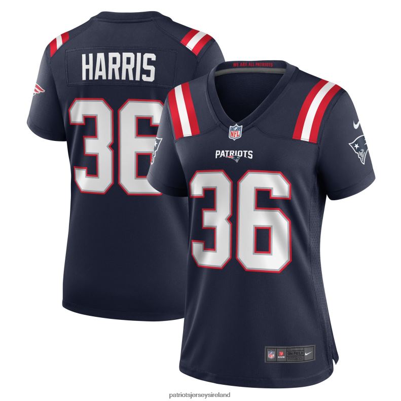 Patriots Jersey Women Nike Kevin Harris Navy Game Player Jersey 8226D1118 Clothing