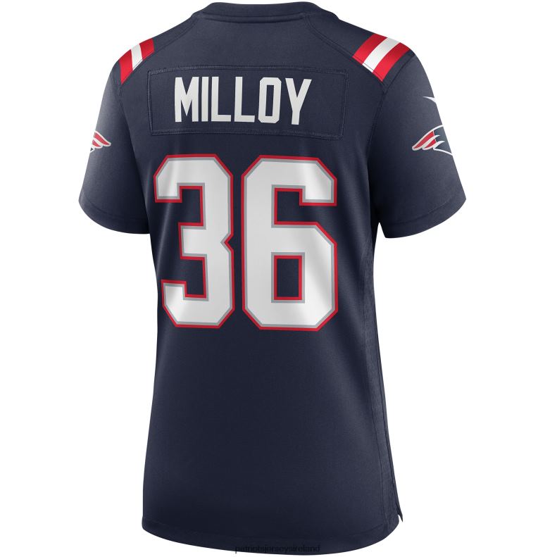 Patriots Jersey Women Nike Lawyer Milloy Navy Game Retired Player Jersey 8226D1145 Clothing