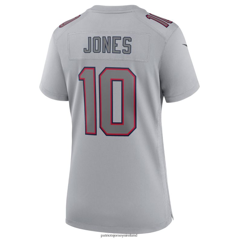 Patriots Jersey Women Nike Mac Jones Gray Atmosphere Fashion Game Jersey 8226D1196 Clothing