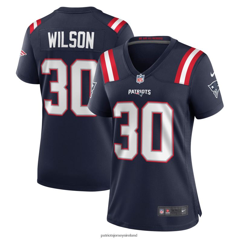 Patriots Jersey Women Nike Mack Wilson Navy Game Jersey 8226D1227 Clothing