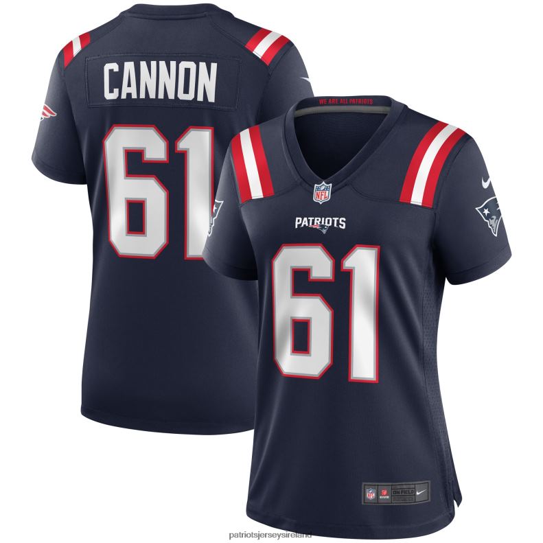 Patriots Jersey Women Nike Marcus Cannon Navy Game Jersey 8226D1168 Clothing