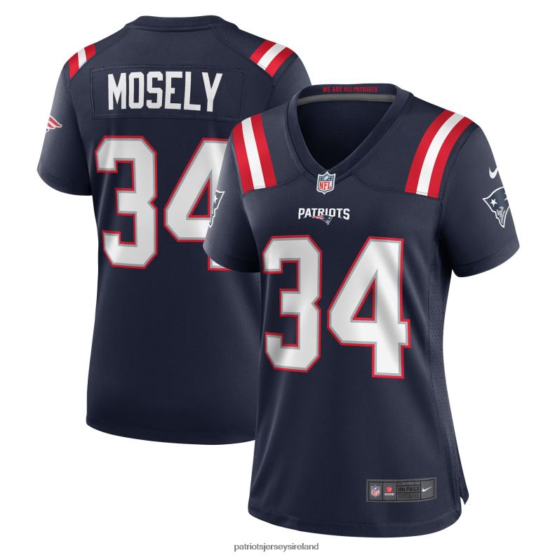 Patriots Jersey Women Nike Quandre Mosely Navy Home Game Player Jersey 8226D1132 Clothing