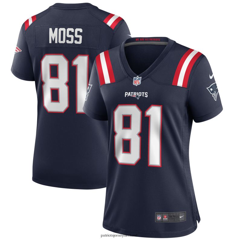 Patriots Jersey Women Nike Randy Moss Navy Game Retired Player Jersey 8226D1135 Clothing