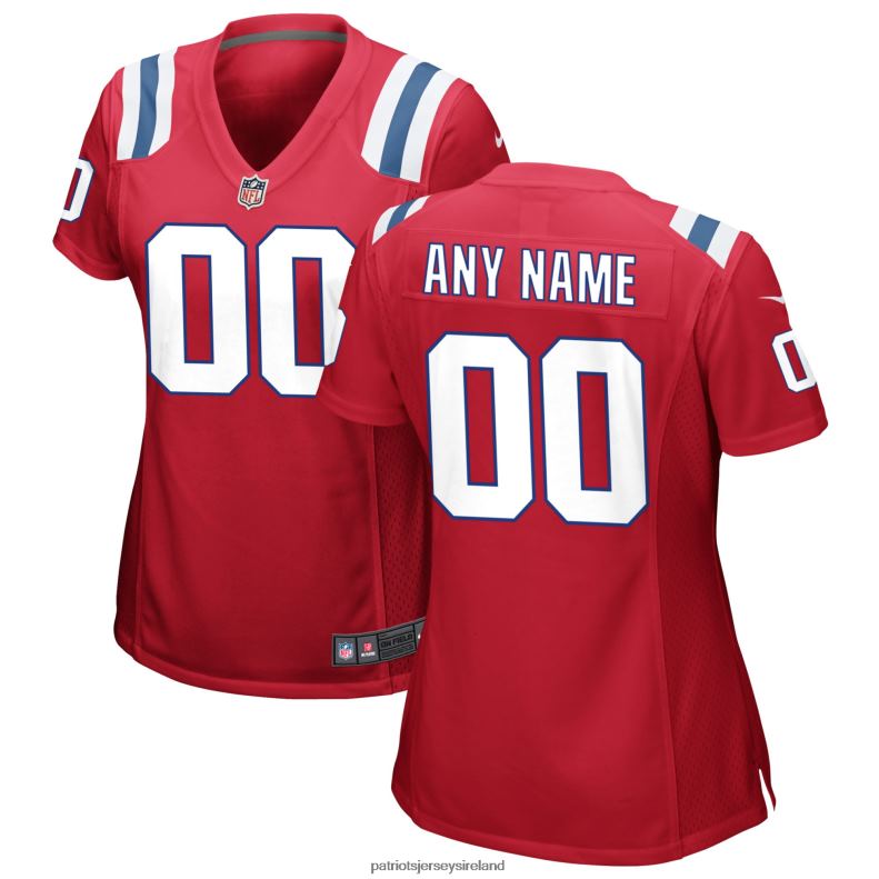 Patriots Jersey Women Nike Red Alternate Custom Jersey 8226D1176 Clothing