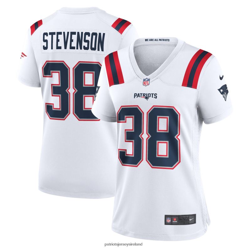 Patriots Jersey Women Nike Rhamondre Stevenson White Game Player Jersey 8226D1221 Clothing