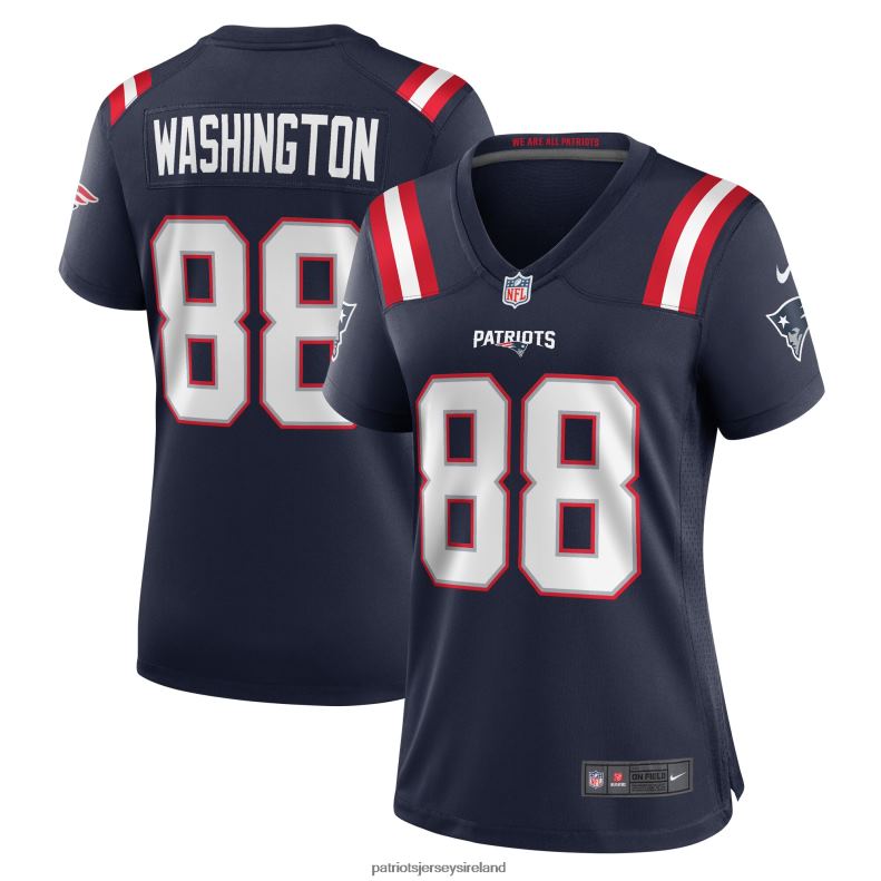 Patriots Jersey Women Nike Scotty Washington Navy Home Game Player Jersey 8226D1130 Clothing