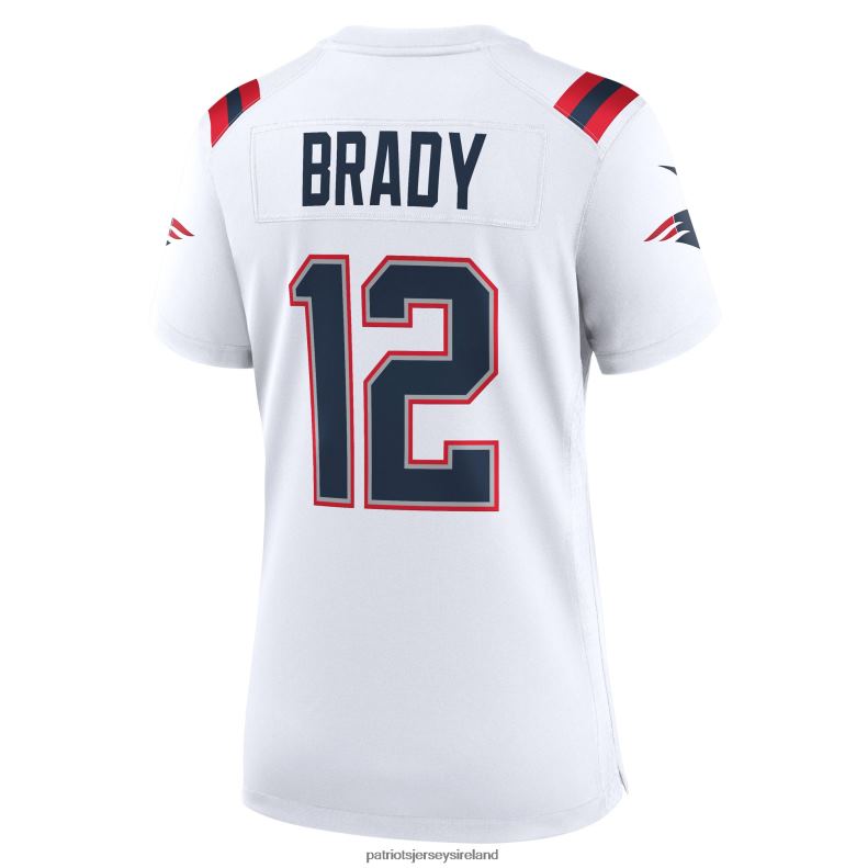 Patriots Jersey Women Nike Tom Brady White Retired Game Jersey 8226D1173 Clothing