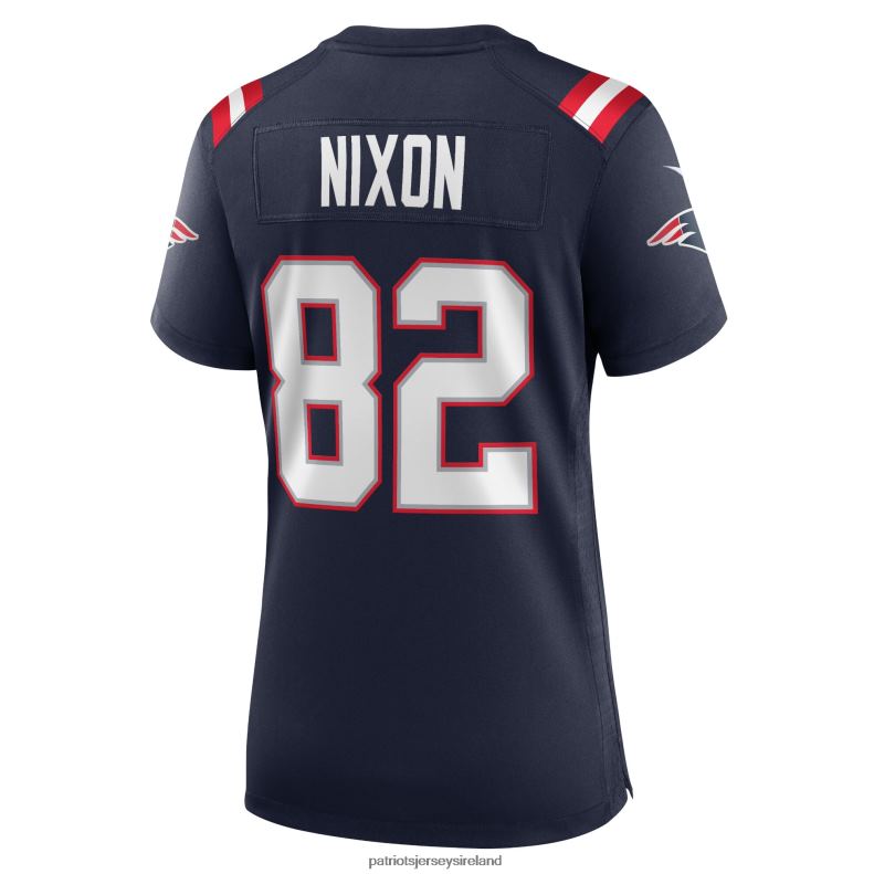 Patriots Jersey Women Nike Tre Nixon Navy Player Game Jersey 8226D1225 Clothing