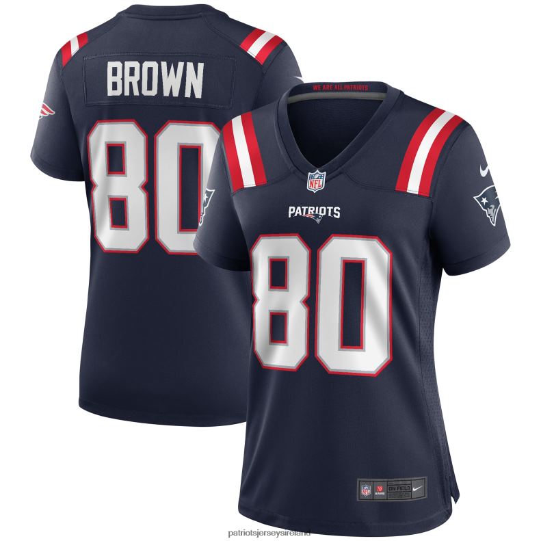 Patriots Jersey Women Nike Troy Brown Navy Game Retired Player Jersey 8226D1137 Clothing