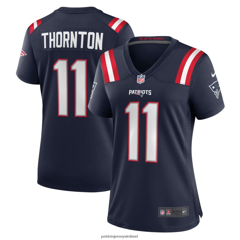 Patriots Jersey Women Nike Tyquan Thornton Navy Game Player Jersey 8226D1233 Clothing