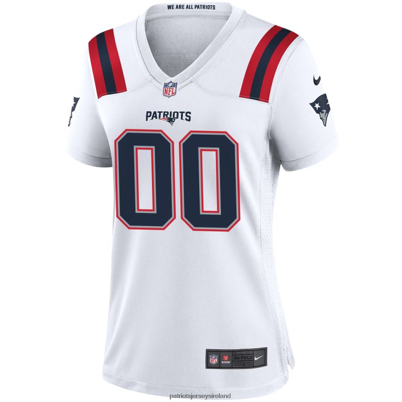 Patriots Jersey Women Nike White Custom Game Jersey 8226D1174 Clothing
