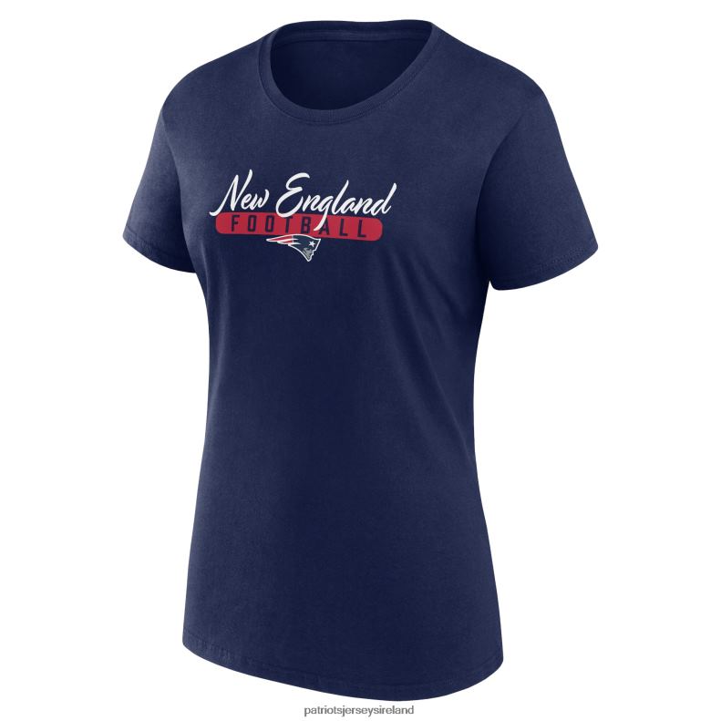 Patriots Jersey Women Fanatics Branded Navy/Red Fan T-Shirt Combo Set 8226D2639 Clothing