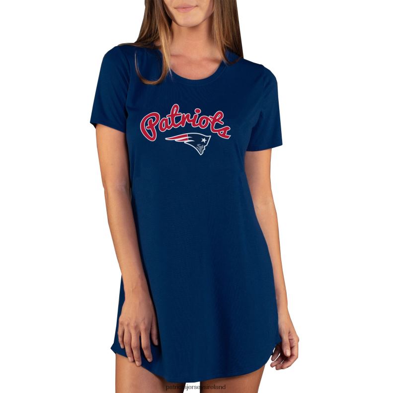 Patriots Jersey Women Concepts Sport Navy Marathon Knit Nightshirt 8226D2870 Clothing