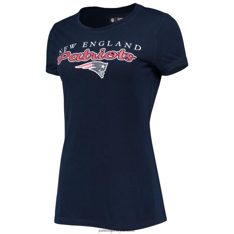 Patriots Jersey Women Concepts Sport Navy/Red Logo T-Shirt & Pants Set 8226D2888 Clothing