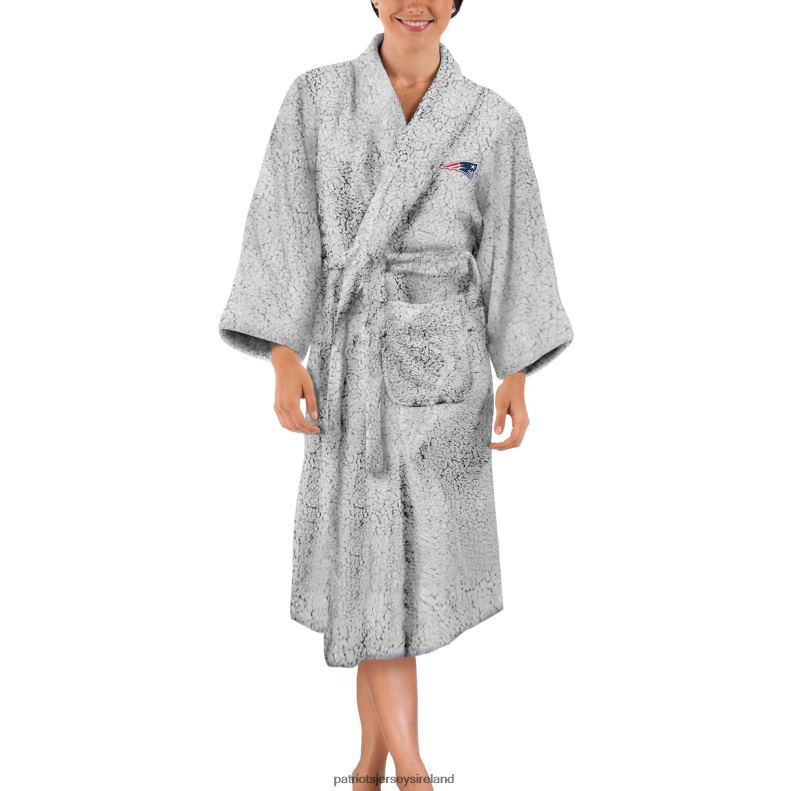 Patriots Jersey Women The Northwest Group Gray Sherpa Bathrobe 8226D2868 Clothing