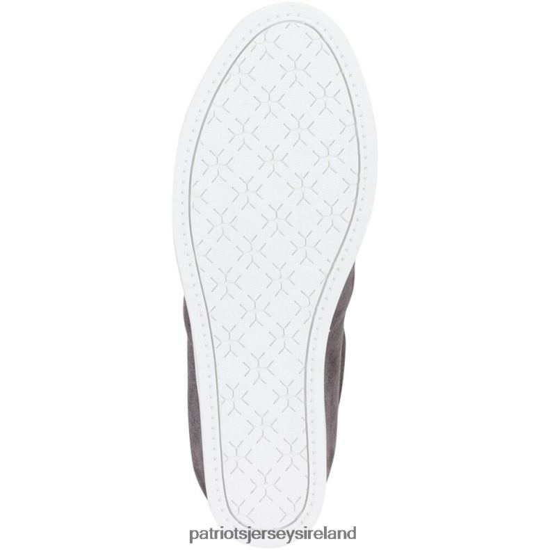 Patriots Jersey Women Cuce Gray Snap Slip-On Shoes 8226D2236 Footwear