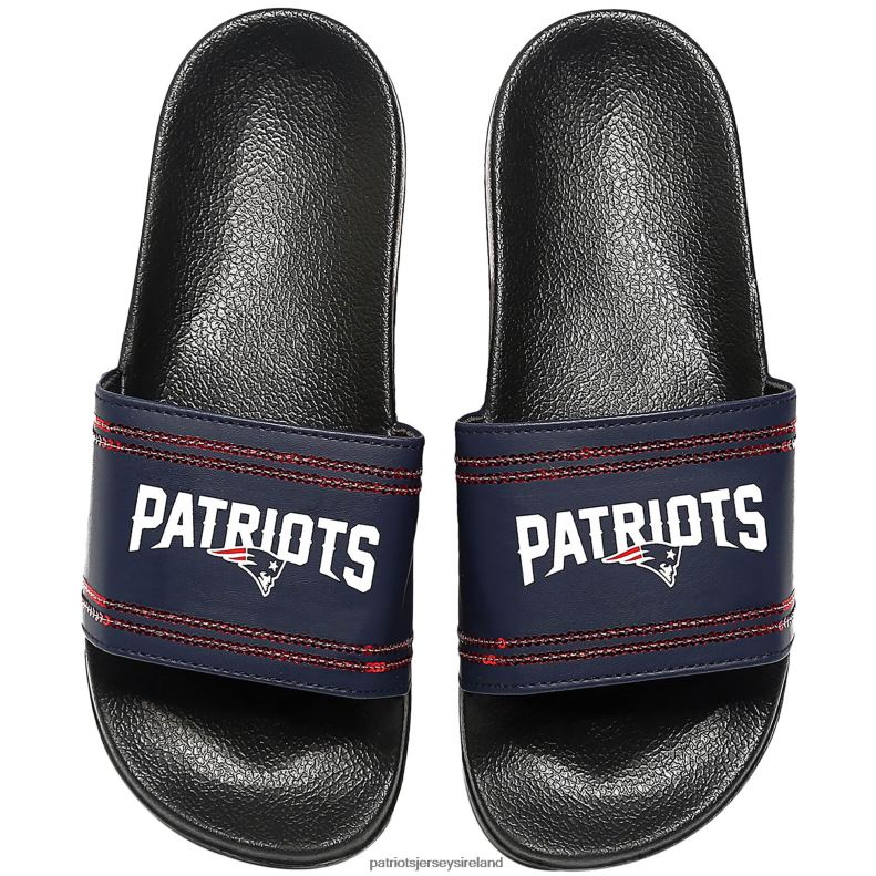 Patriots Jersey Women Sequin Slide Sandals 8226D2245 Footwear