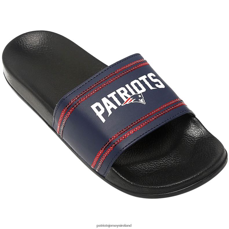 Patriots Jersey Women Sequin Slide Sandals 8226D2245 Footwear